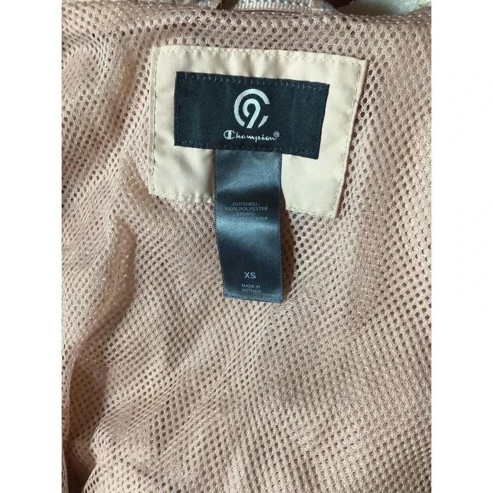 Champion Jackets/Hood Net Linner Pink Size XS Lightweight Whimsy